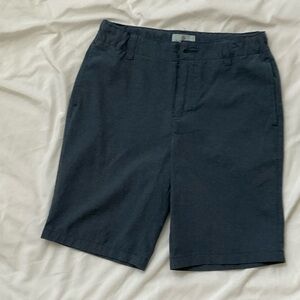 Class Club Men's Dark Blue Flat Front Shorts